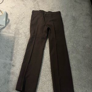 Dark brown 1980s golf/dress pant